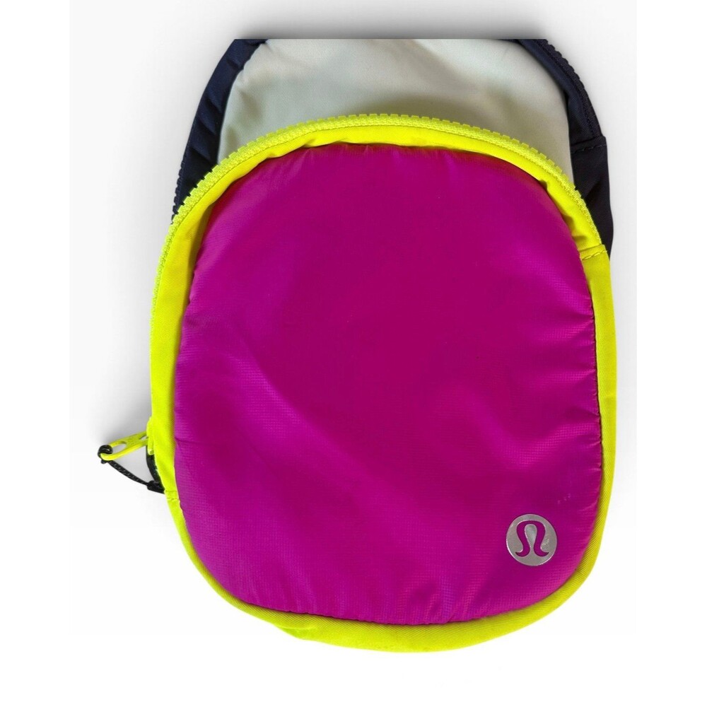 Lululemon The Rest is Written Convertible Crossbody Pink Yellow Navy